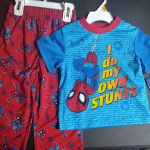 2T Spiderman Pajamas